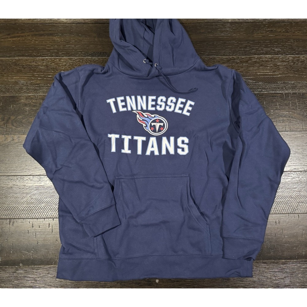 Fanatics Tennessee Titans NFL Blue Pullover Hoodie Sweatshirt Size XL NWT